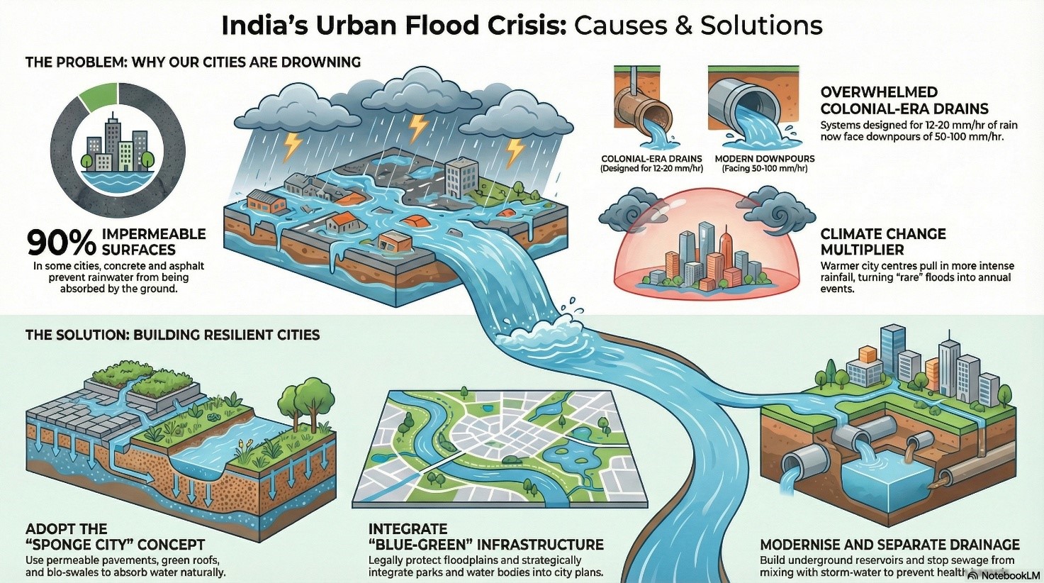 Navigating the Rising Tides - Urban Flood Management in India